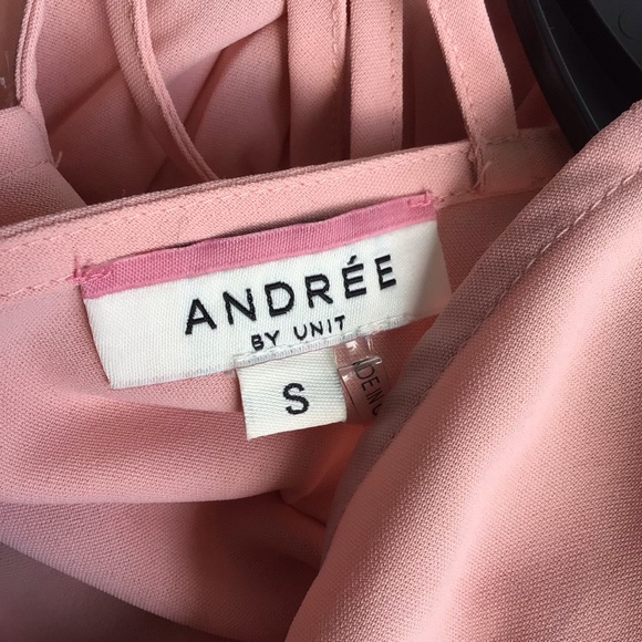 Andre by Unit V Neckline Babydoll Dress S - Picture 4 of 4